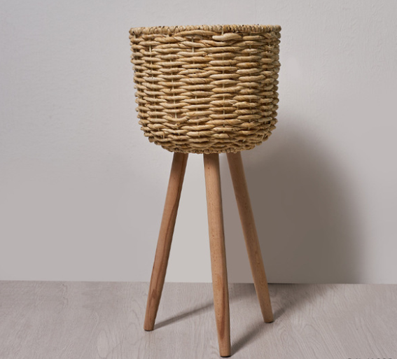 flowerpot straw furniture