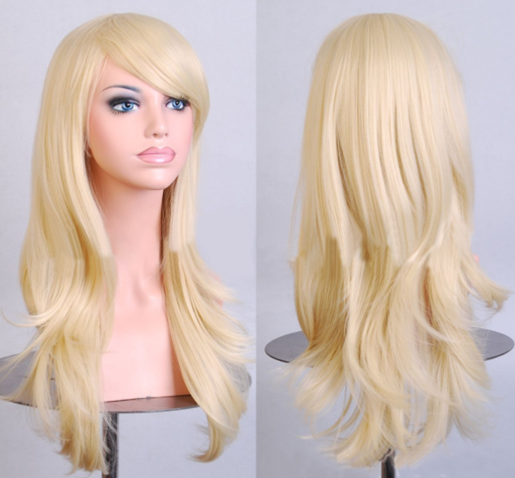 best-selling cosplay color Europe and American wig gold model