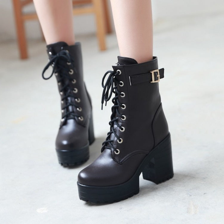 High heel women boots