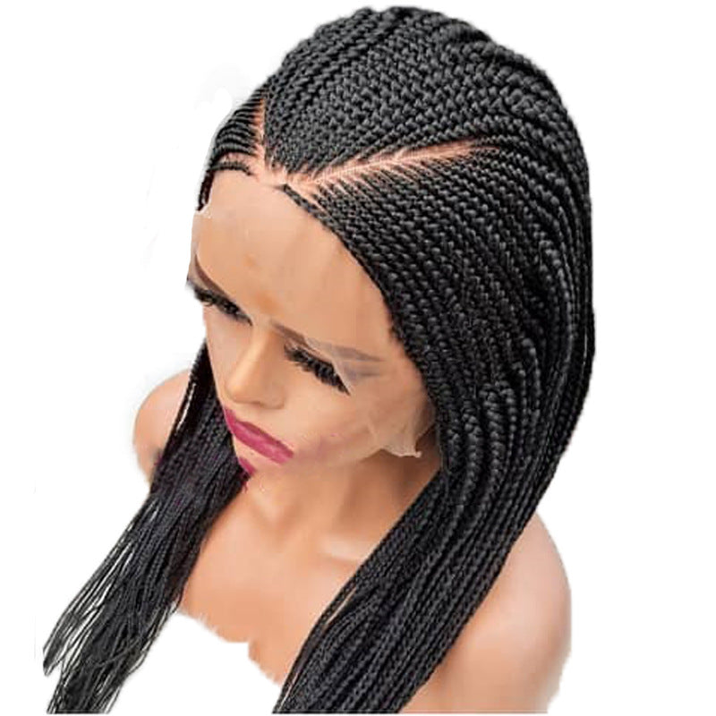 13x6 Braided Wigs Synthetic Lace Front