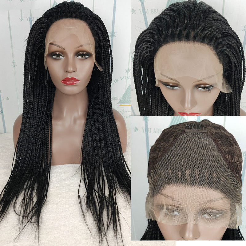 13x6 Braided Wigs Synthetic Lace Front