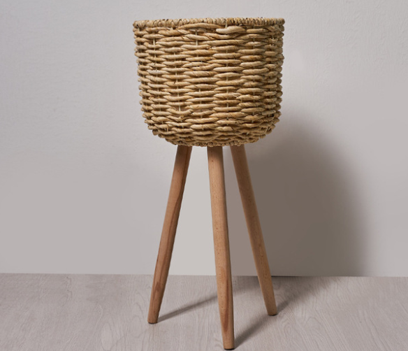 flowerpot straw furniture