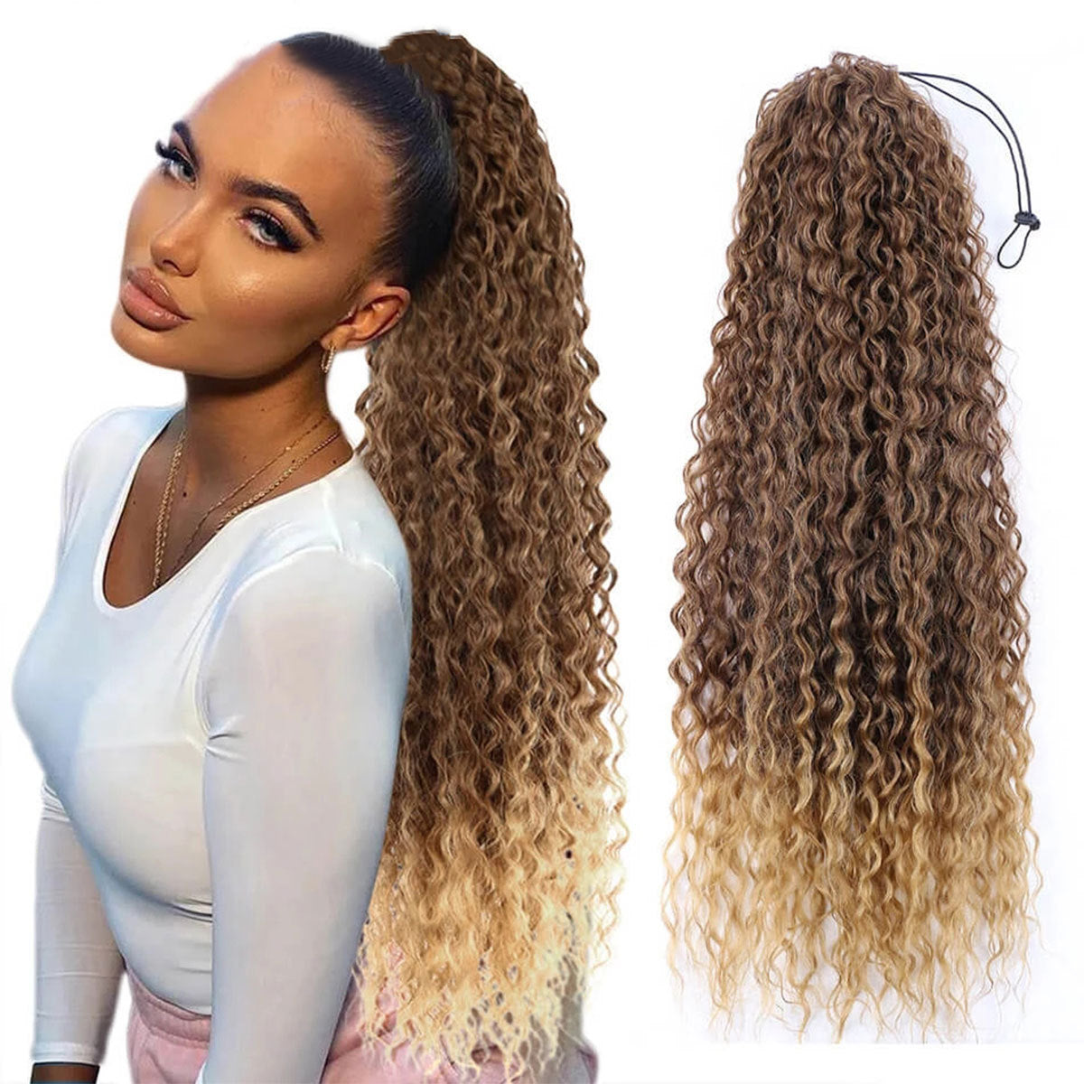 European And American Synthetic Ponytail