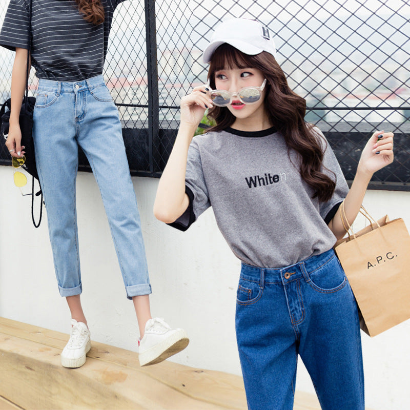 High waist jeans