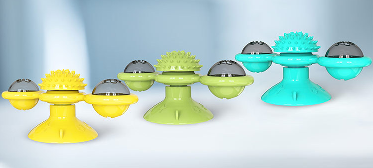 Turn Windmill creative cat toy