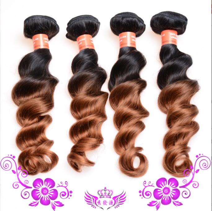European and American real hair color 1b 30 loose wave