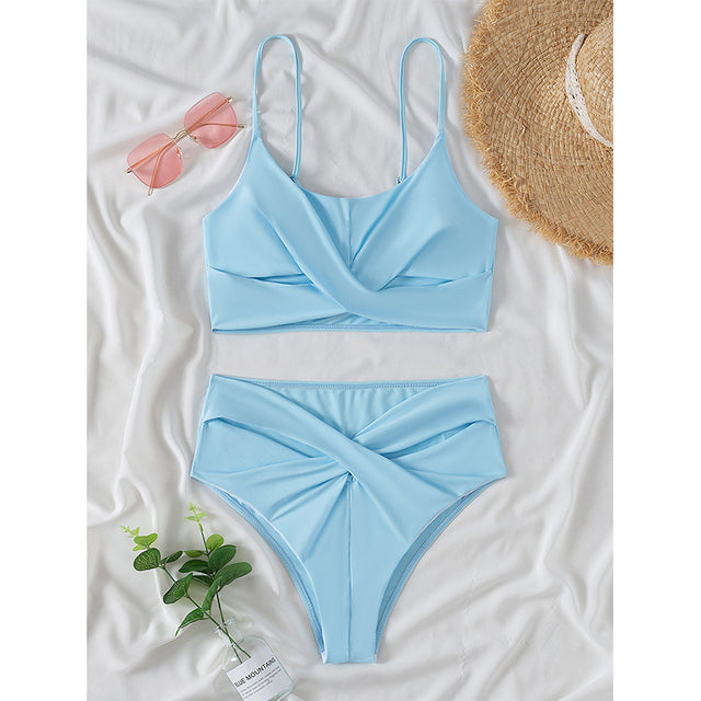 women Sexy bikini set High cut swimwear