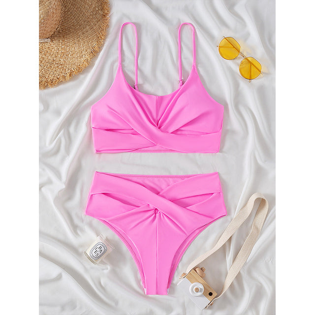 women Sexy bikini set High cut swimwear