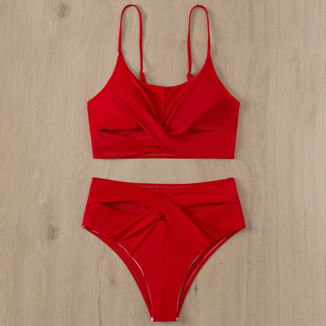 women Sexy bikini set High cut swimwear