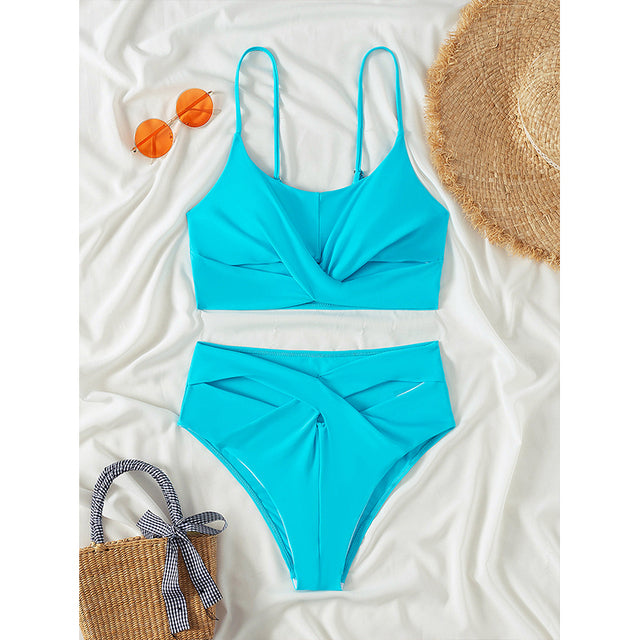 women Sexy bikini set High cut swimwear