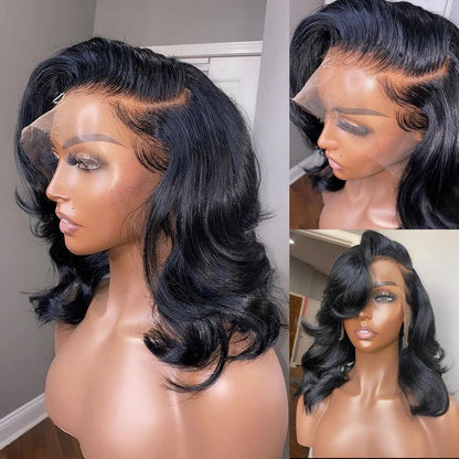 BOB Wig Short Human Hair Wigs Lace Front Human Hair Wigs Loose Wave 13X4 Lace Front wig Body Wave Wigs For Women Human Hair