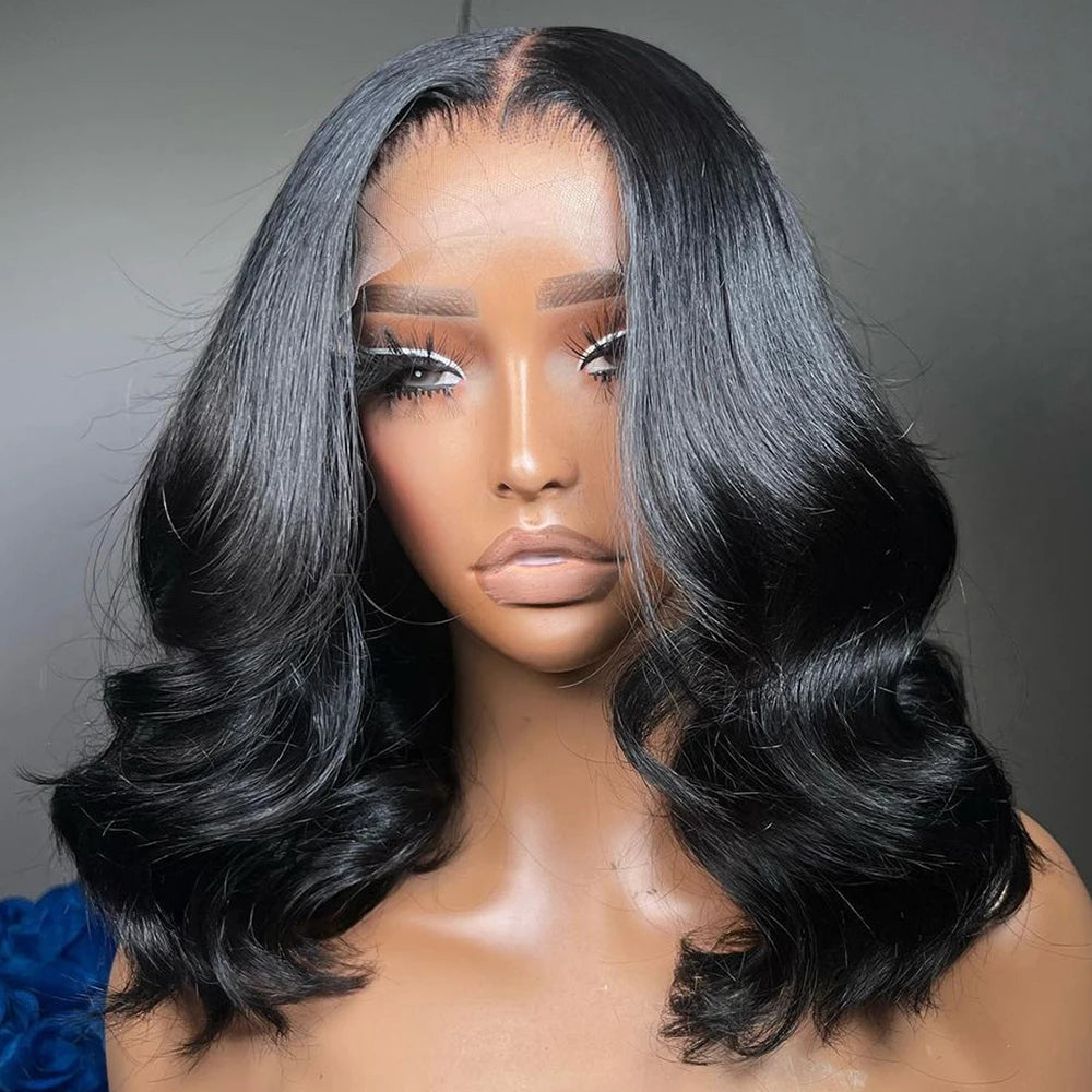 BOB Wig Short Human Hair Wigs Lace Front Human Hair Wigs Loose Wave 13X4 Lace Front wig Body Wave Wigs For Women Human Hair