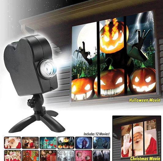 Halloween Laser Projector 12 Disco Light Indoor-outdoor