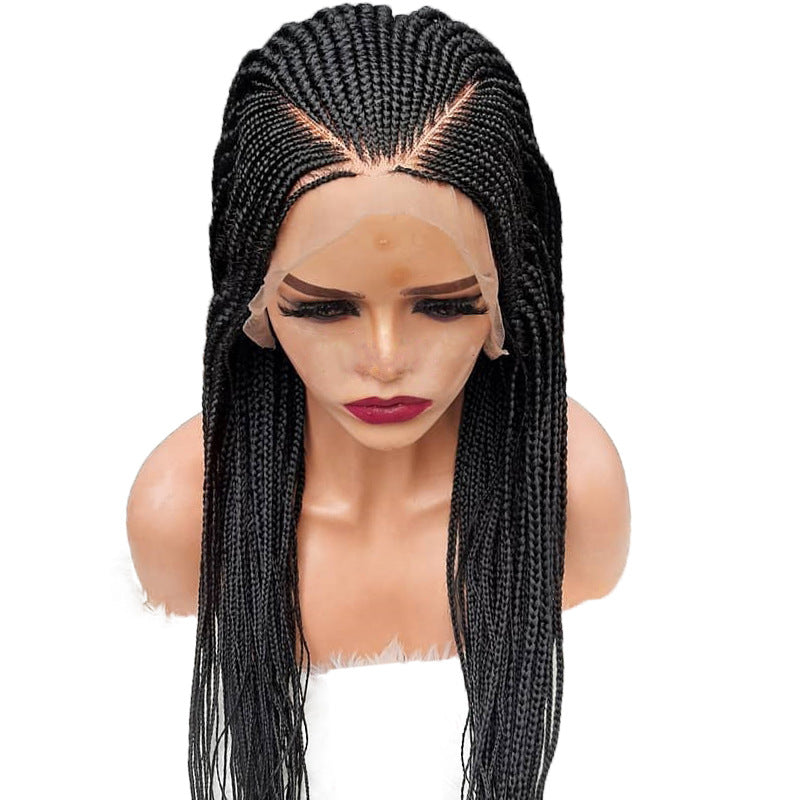 13x6 Braided Wigs Synthetic Lace Front