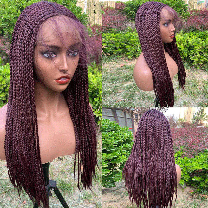 13x6 Braided Wigs Synthetic Lace Front