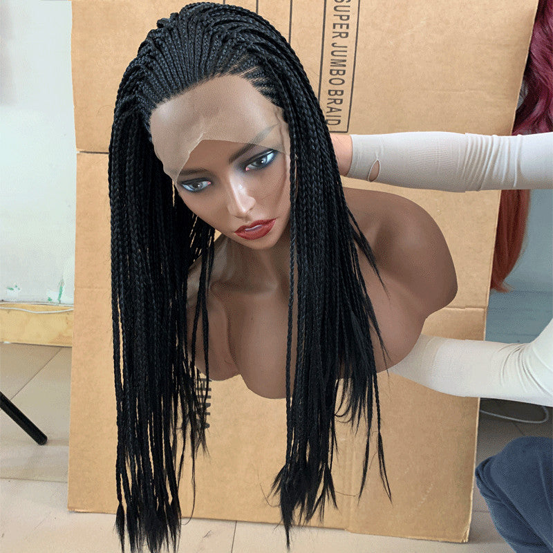 13x6 Braided Wigs Synthetic Lace Front