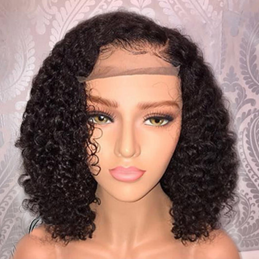 synthetic short curly hair