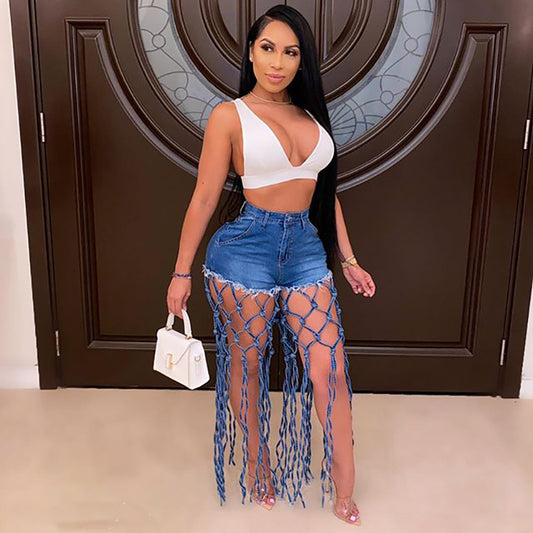 European And American Women's High Waist Shorts