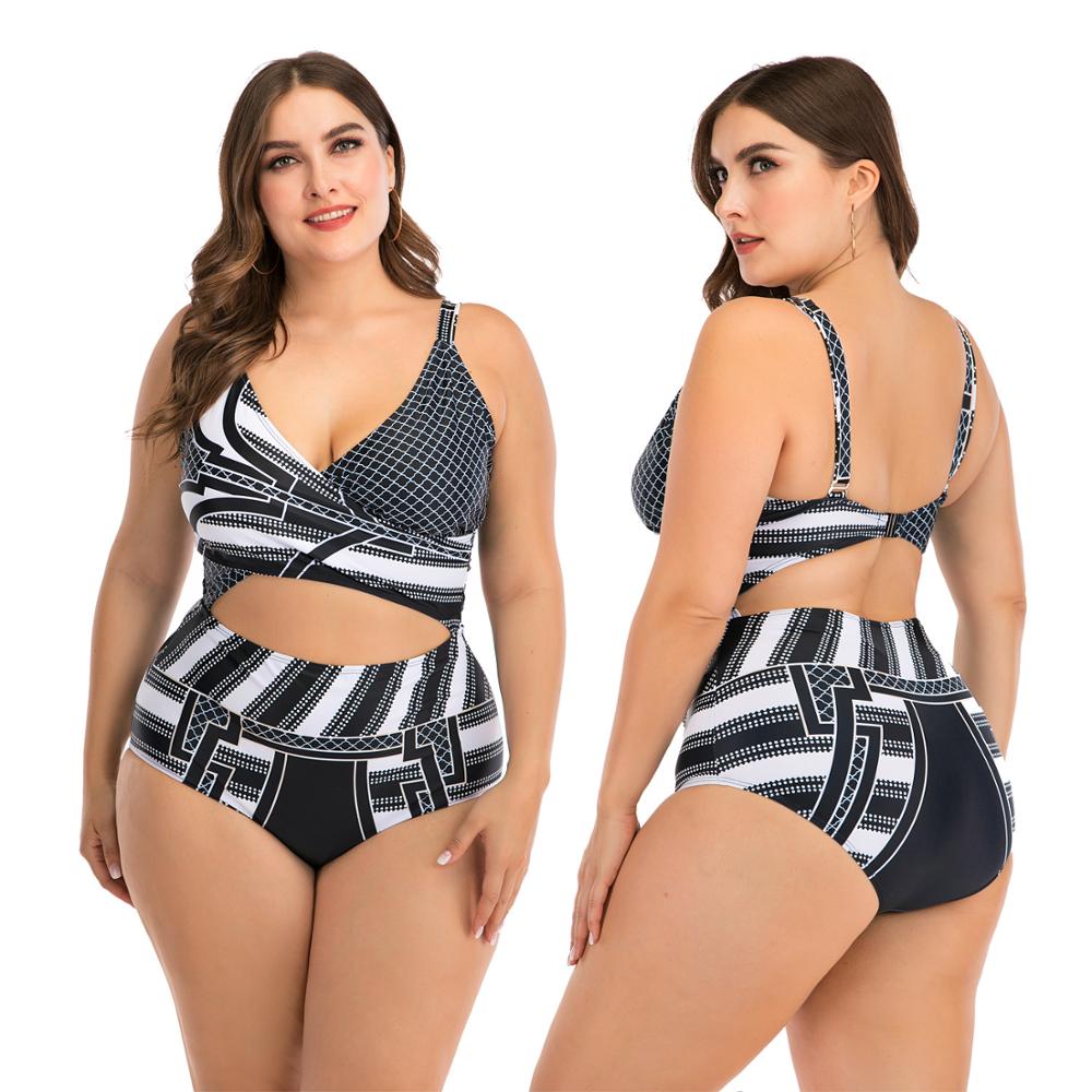 Swimwear Large Size Woman Two Piece
