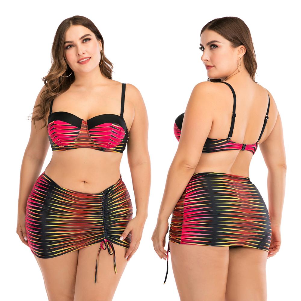 Swimwear Large Size Woman Two Piece