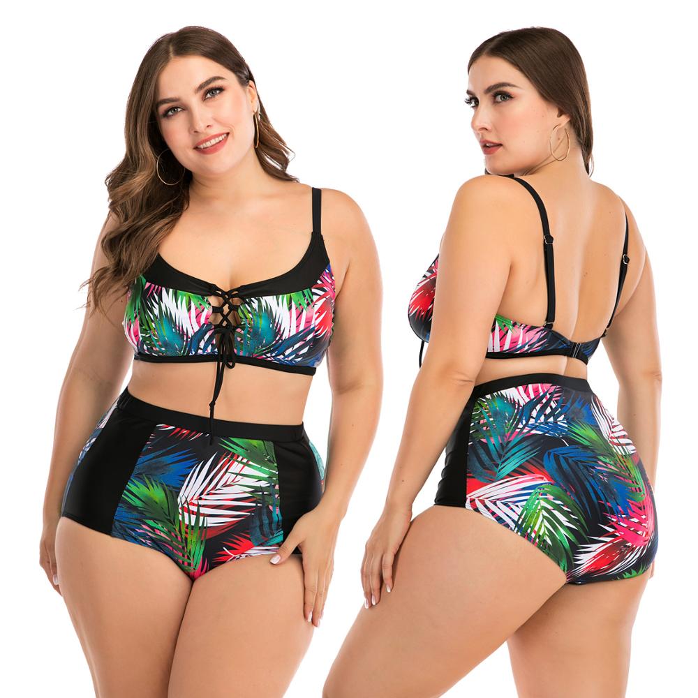 Swimwear Large Size Woman Two Piece