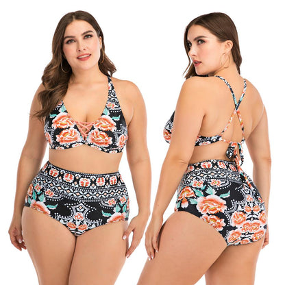 Swimwear Large Size Woman Two Piece