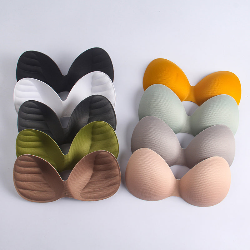 Women Triangle Sponge Pads Chest Cups Breast Bra Inserts Chest Pad