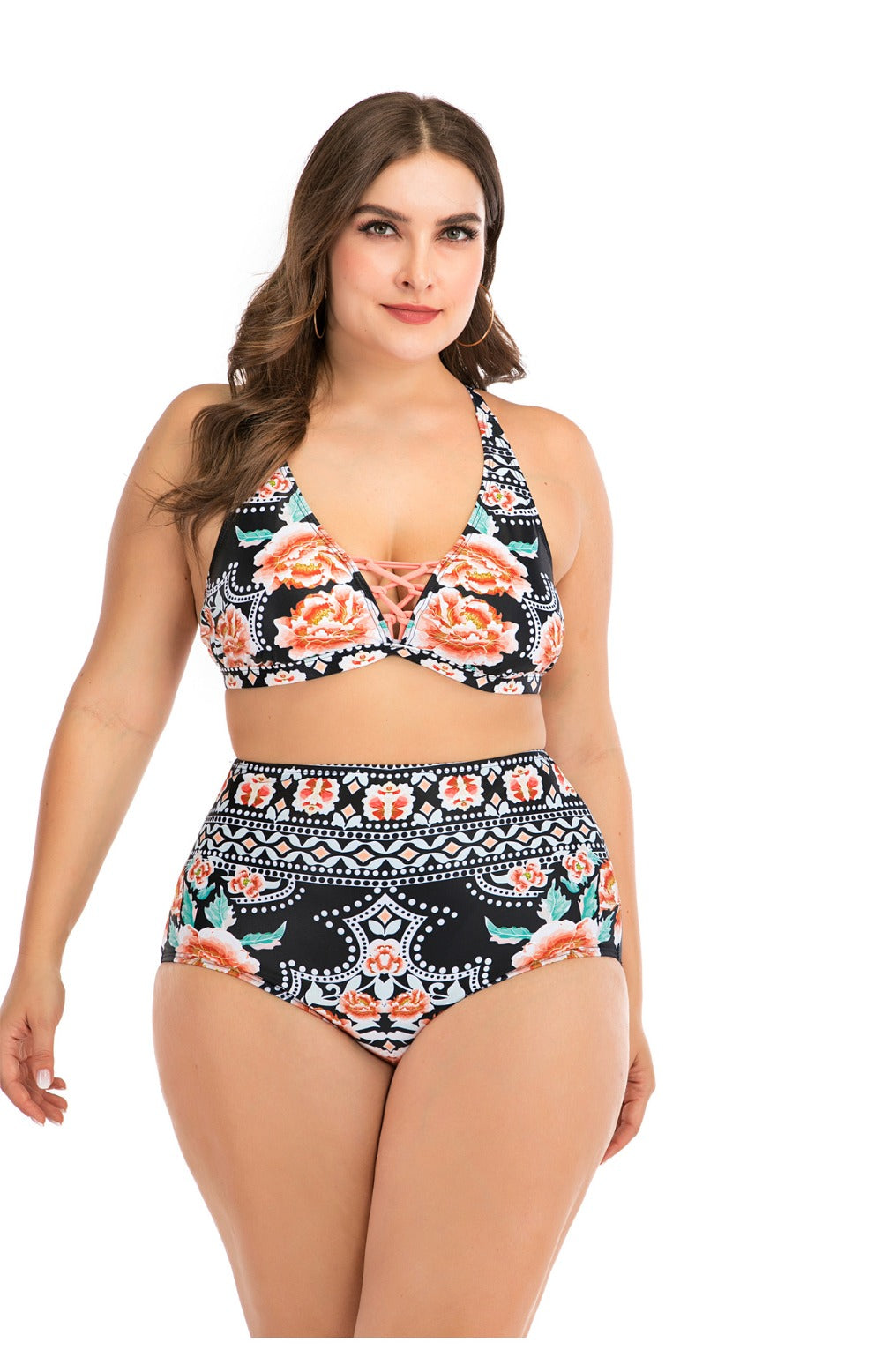 Swimwear Large Size Woman Two Piece