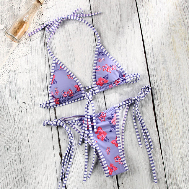 Sexy Bikini Bandage Swimsuit Low Waist Swimming suit