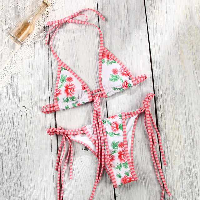 Sexy Bikini Bandage Swimsuit Low Waist Swimming suit