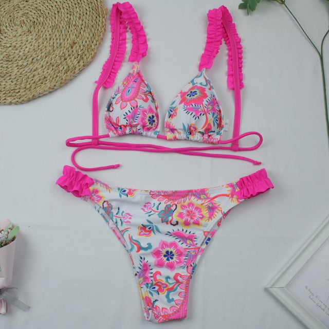 Sexy Bikini Bandage Swimsuit Low Waist Swimming suit