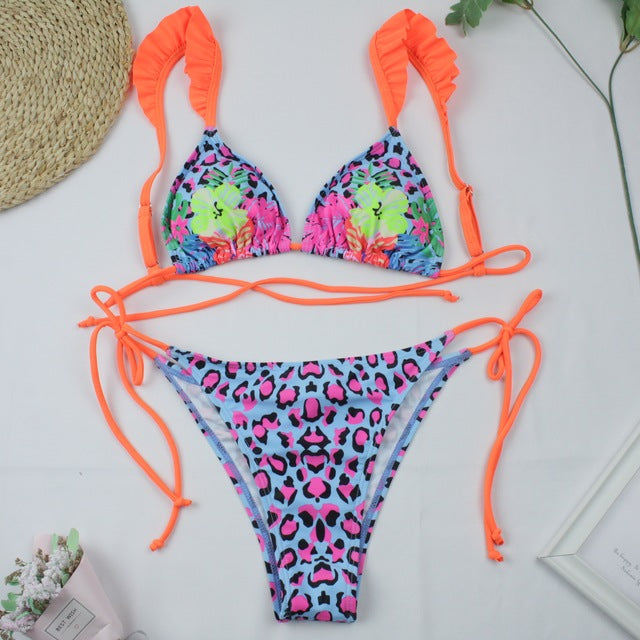 Sexy Bikini Bandage Swimsuit Low Waist Swimming suit