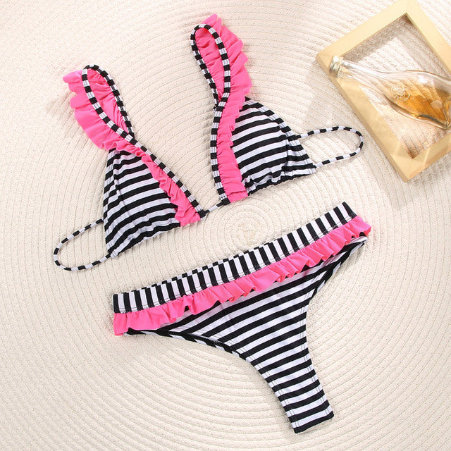 Sexy Bikini Bandage Swimsuit Low Waist Swimming suit