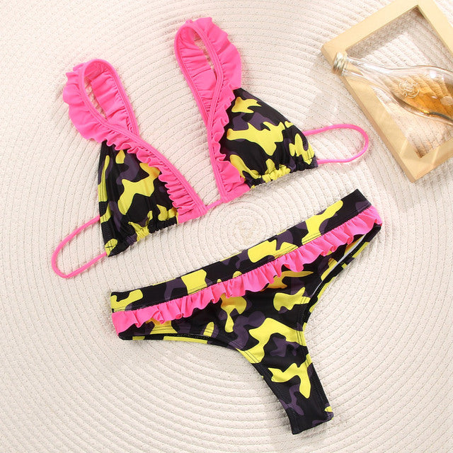 Sexy Bikini Bandage Swimsuit Low Waist Swimming suit
