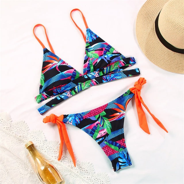 Sexy Bikini Bandage Swimsuit Low Waist Swimming suit