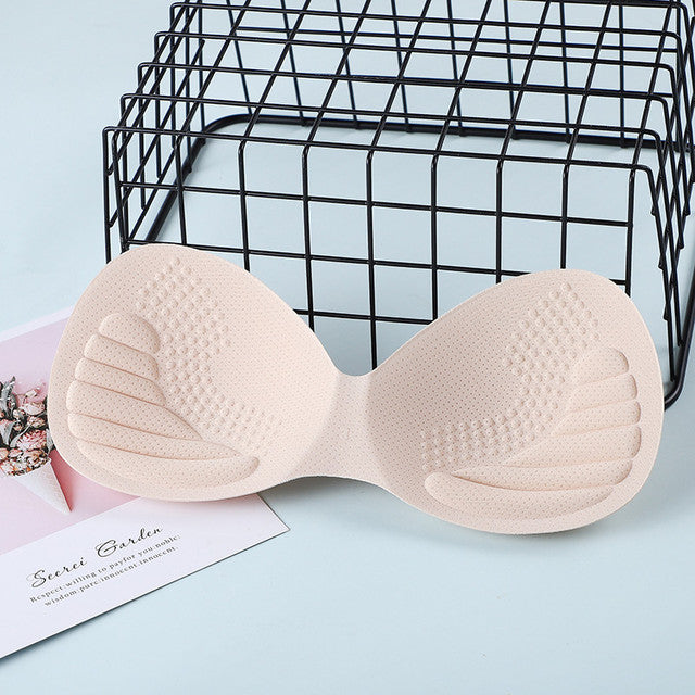 Women Triangle Sponge Pads Chest Cups Breast Bra Inserts Chest Pad