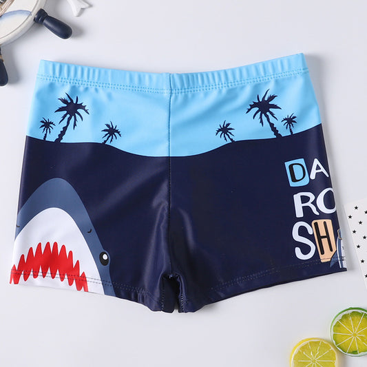 Shark Trunks Swimsuit 2-9Y boys
