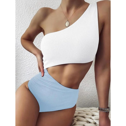2022 One Piece Swimsuit One Shoulder Backless