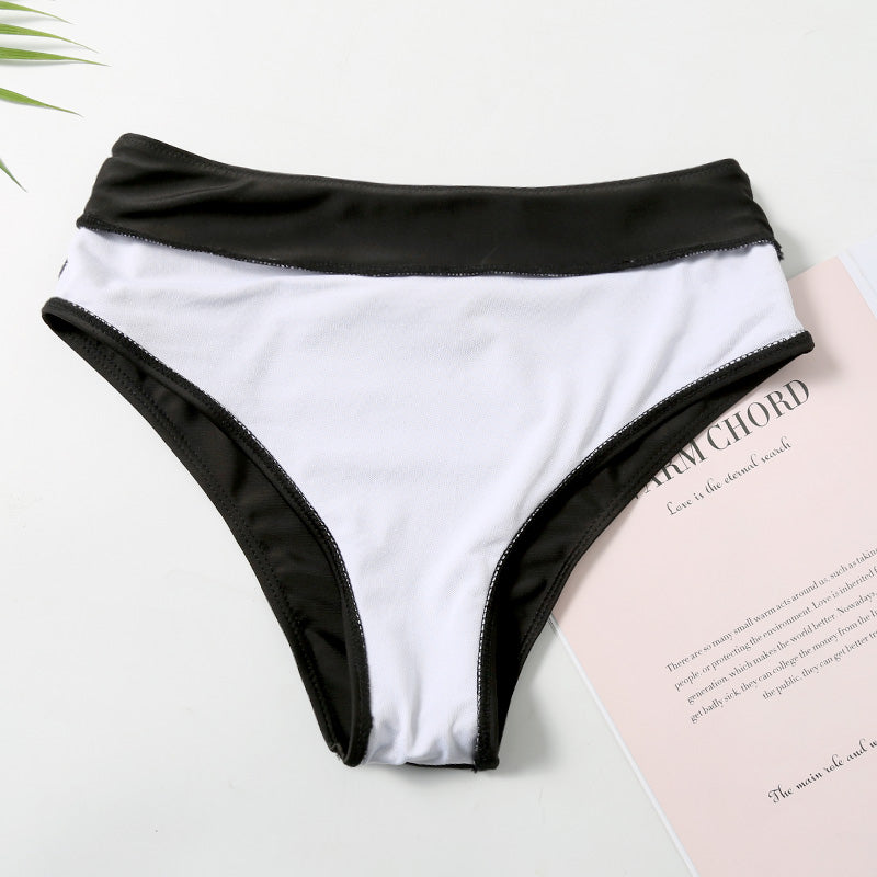 Bikini 2022 Women High Waist Swimsuit Solid Summer Swimwear